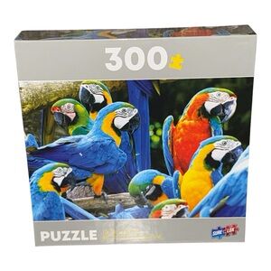 Sure Lox Puzzle of Parrots 300pc Jigsaw Puzzle- NEW